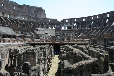 Colosseum from ground level