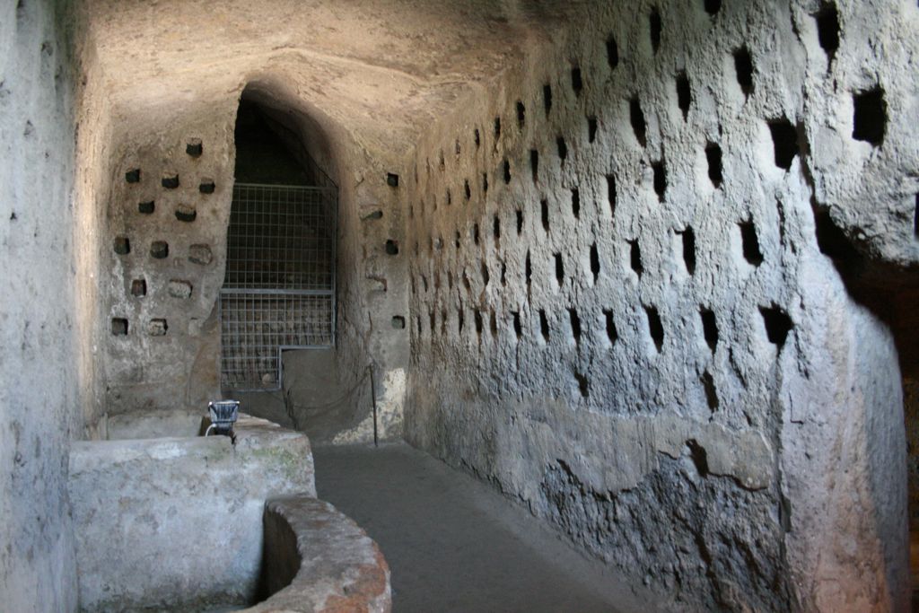 The people that built these caves would eat the baby pigeons and also used their poop for fertilizer