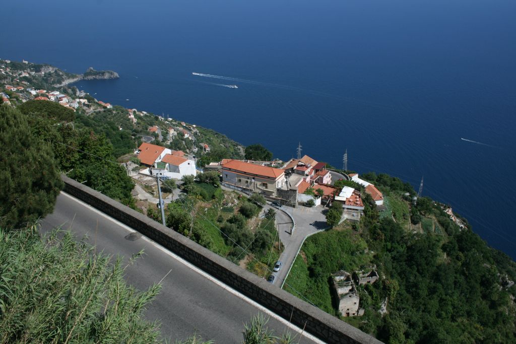 Overlooking the Amalfi Coast