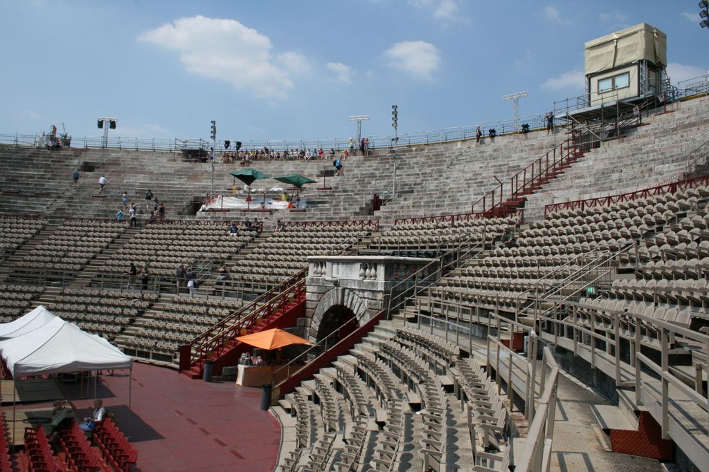 Stands in Colosseum