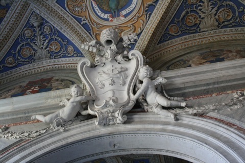 Doorway of one of the rooms in the Museo Pio Clementino