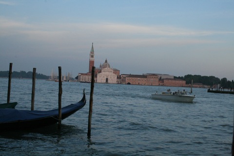 Looking out from San Marco Square