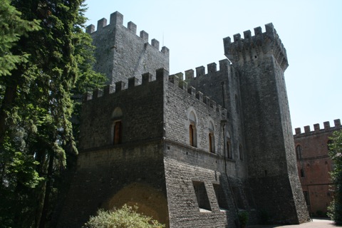 Inside the castle