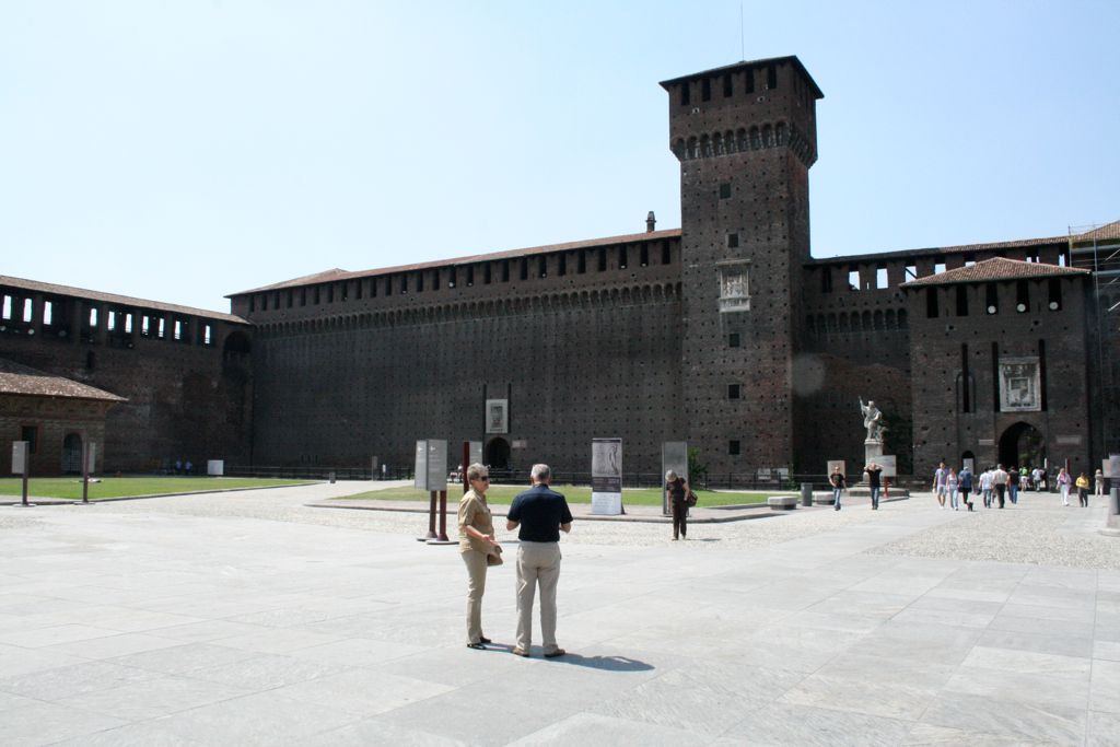 Inside the castle