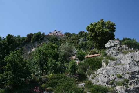 Looking up the Campora mountain