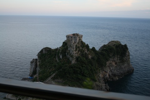 Castle on the side of the road