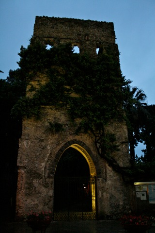 Entrance to the theater