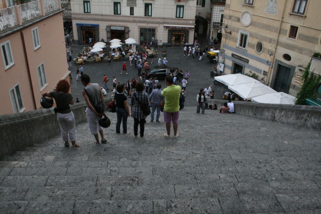 Steps leading up to the Duomo