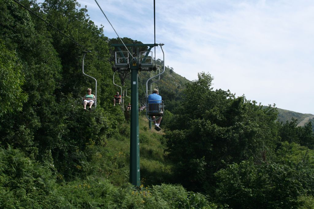 Chair lift to the top of Anacapri