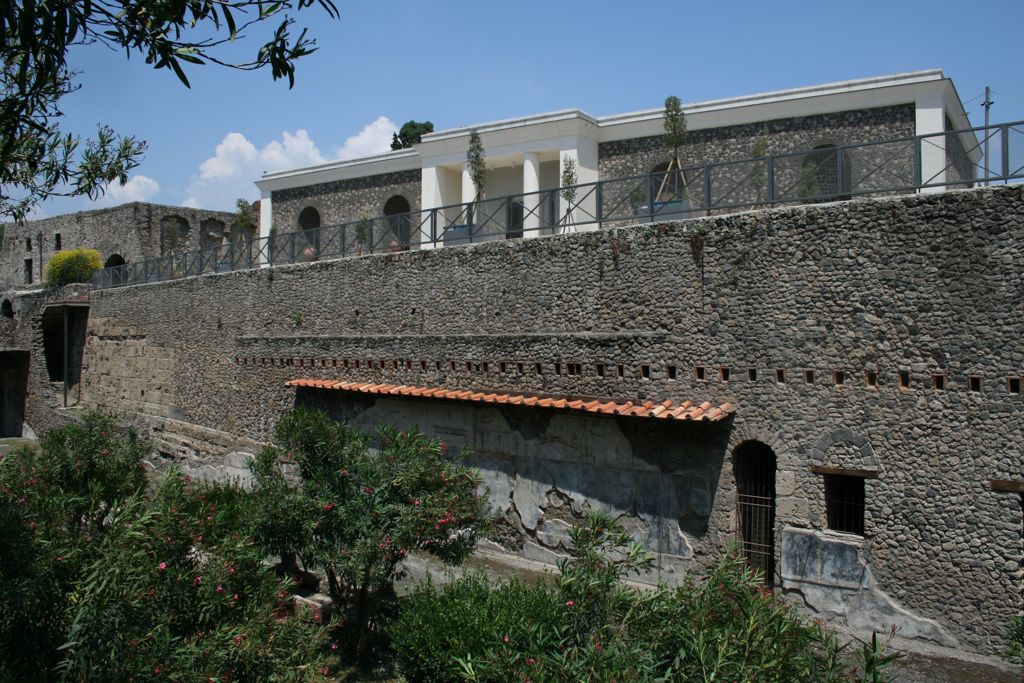 Outside wall of the city of Pompei