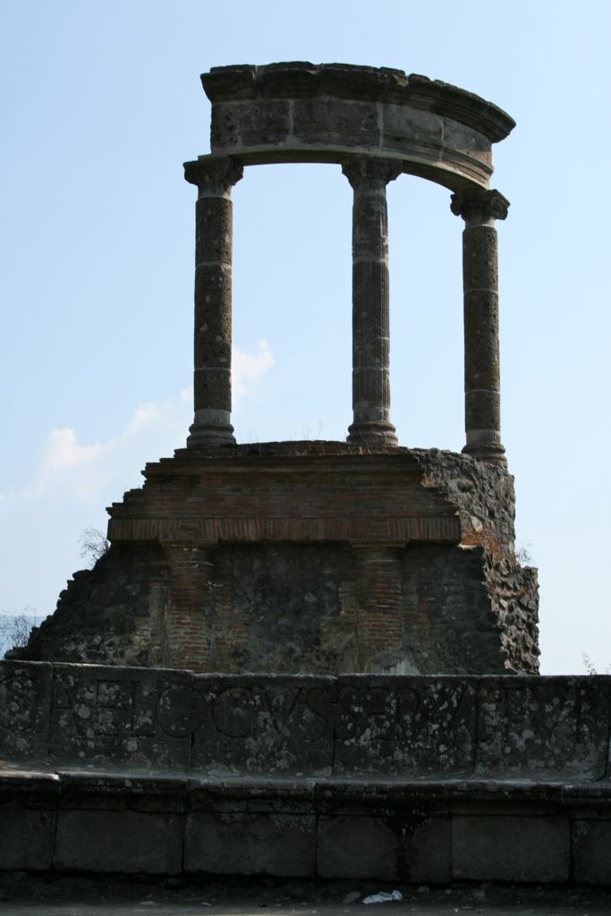 Columns just outside the city