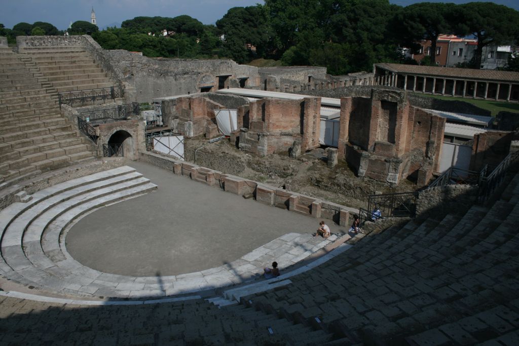 Inside the theater