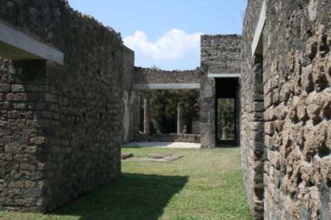 Walls of old buildings