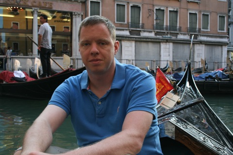 Rob on the gondola