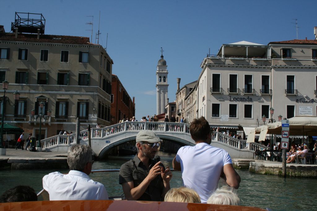 Boat tour of the city