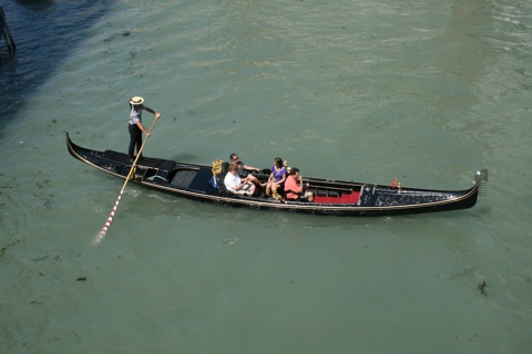 Gondola on the Grand Canal