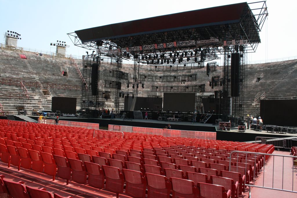 Inside the Verona Colosseum