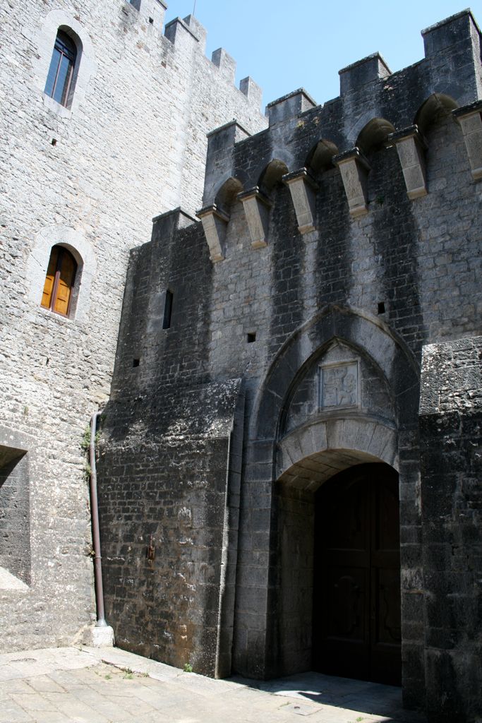 Inside castle wall