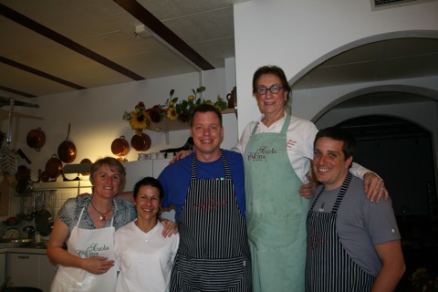 Jackie, Sophie, Rob, Lella, and Myke