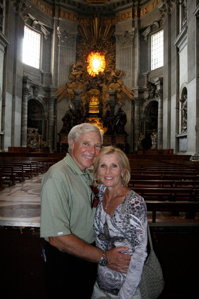 Dad and Mom at the front