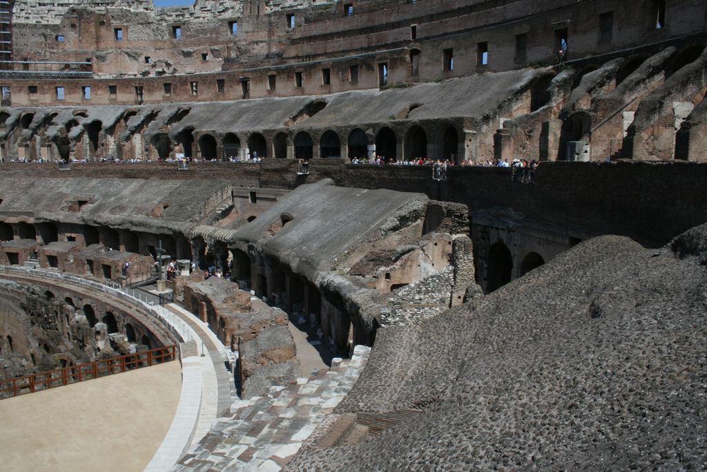 Showing the different seating levels