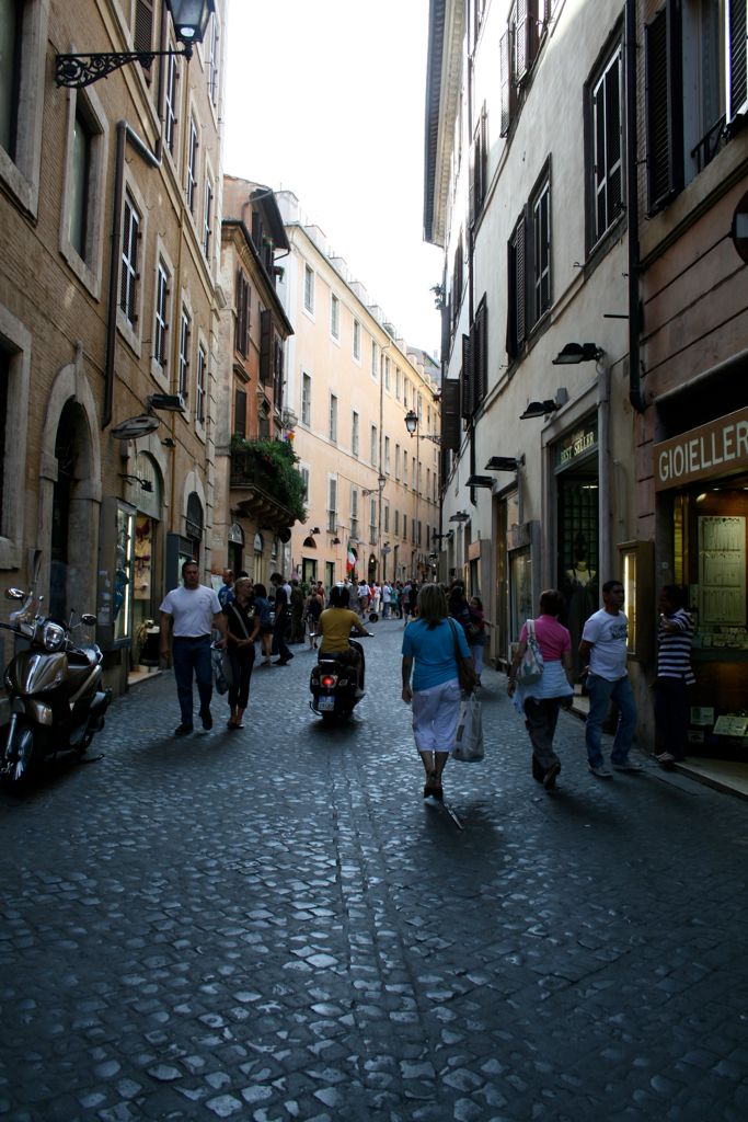 Street with shops