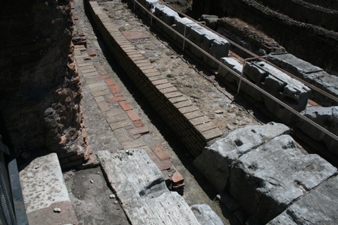 Latrine used by the senators and aristocrats