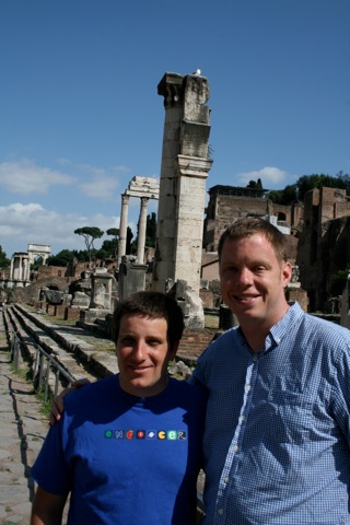 Myke and Rob at the forum