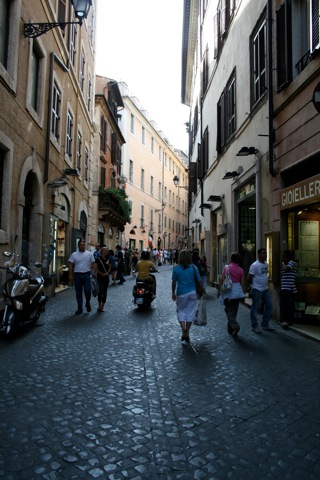 Street with shops