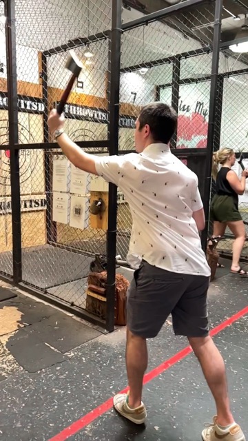 Slow-mo Axe Throwing