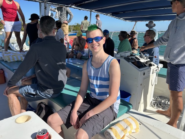 James on our gay boat cruise