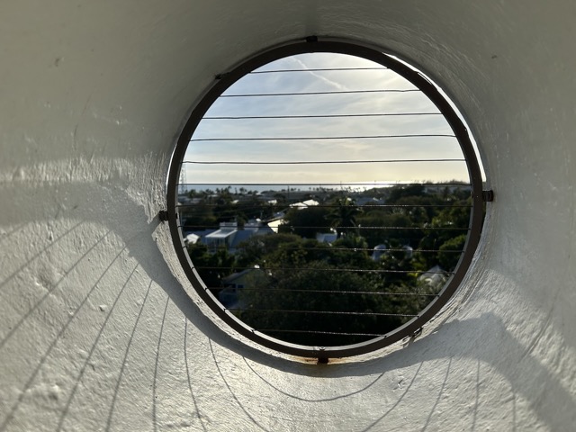 Beautiful view from one of the portholes