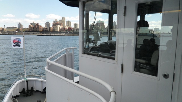 Bow of the boat we used to tour the area