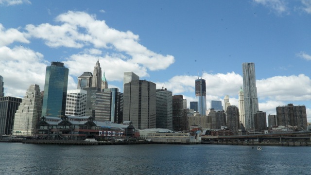 Financial District from the water