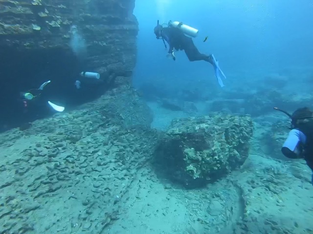Second dive at Spitting Cave