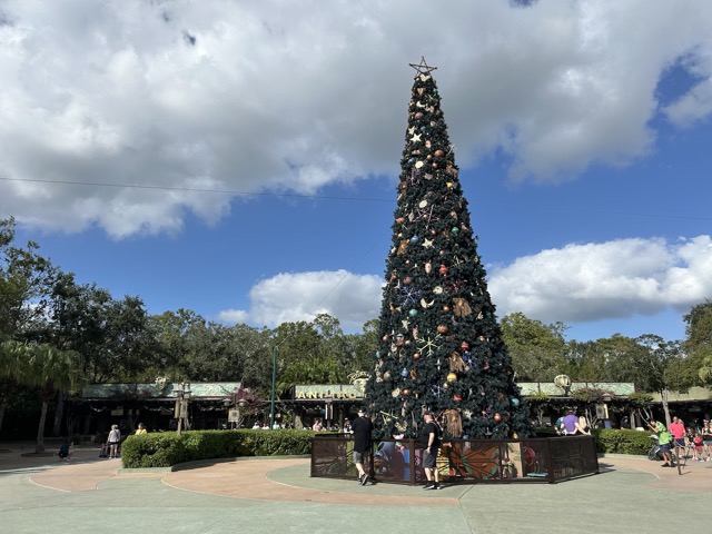 Animal Kingdom also decorated for the holidays