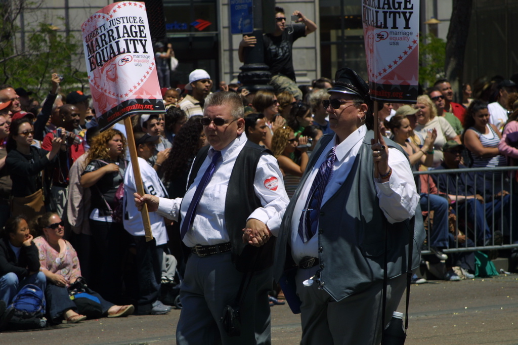 Liberty, Justice, and Marriage Equality (such a cute couple!)