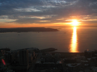 Sunset from the Space Needle