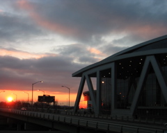 Philips Arena at Sunset