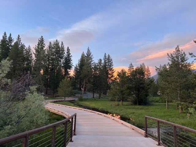 Sunset from a nearby tral