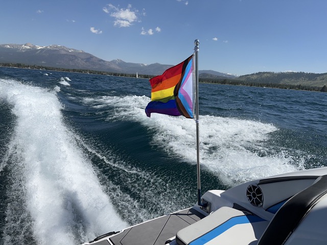 Got a new pride flag for the boat