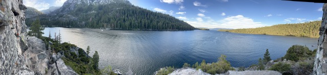 Emerald Bay Pano from the tea house