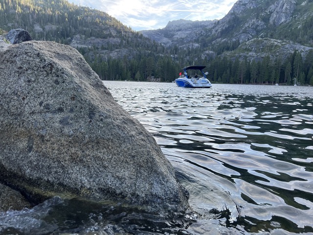 Blue Bear from water level