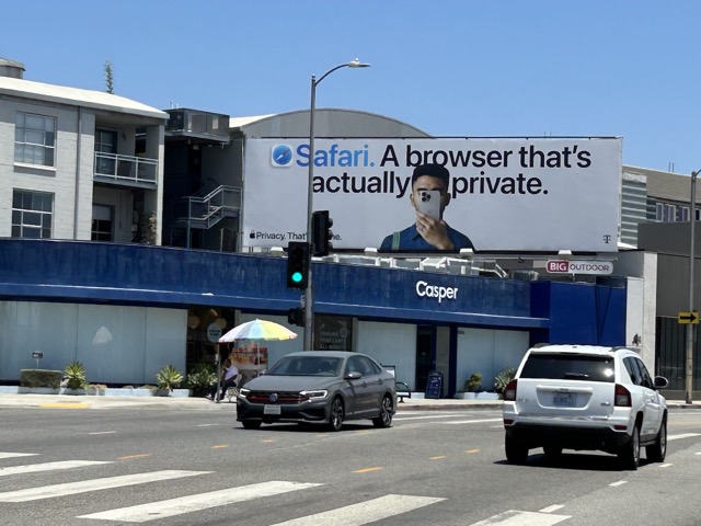 Billboard in WeHo for Safari