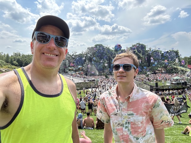 Myke and Harris at the MainStage Tomorrowland