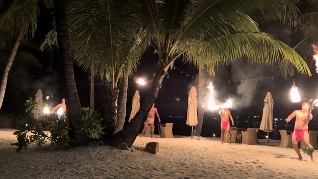 Fire dancers