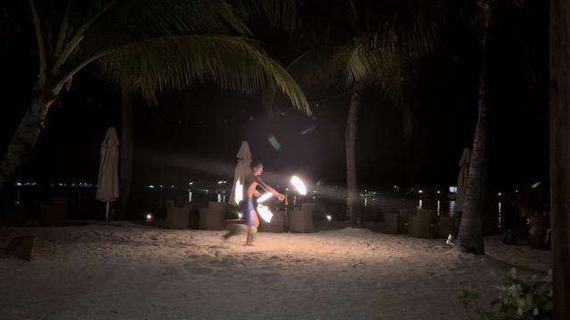 Fire dancer