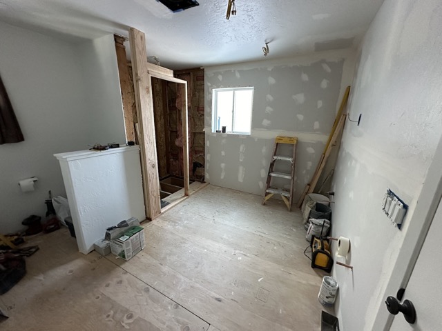 A little more drywall