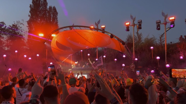 Cosmic Gate, an exploration of space, as dusk falls on day one