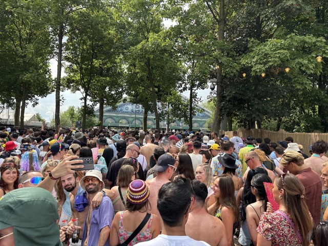 Entering the venue!